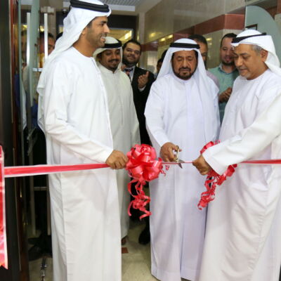 H.E. Mr. Sultan Bin Rashid - Opening Sharjah Office after new decoration 12-05-2015 (4)